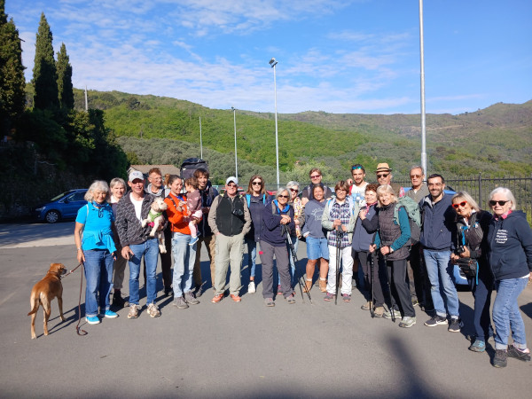 Partenza del gruppo da Boscomare